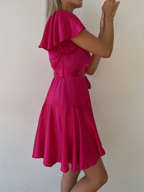 Lara Women Fuchsia Dress